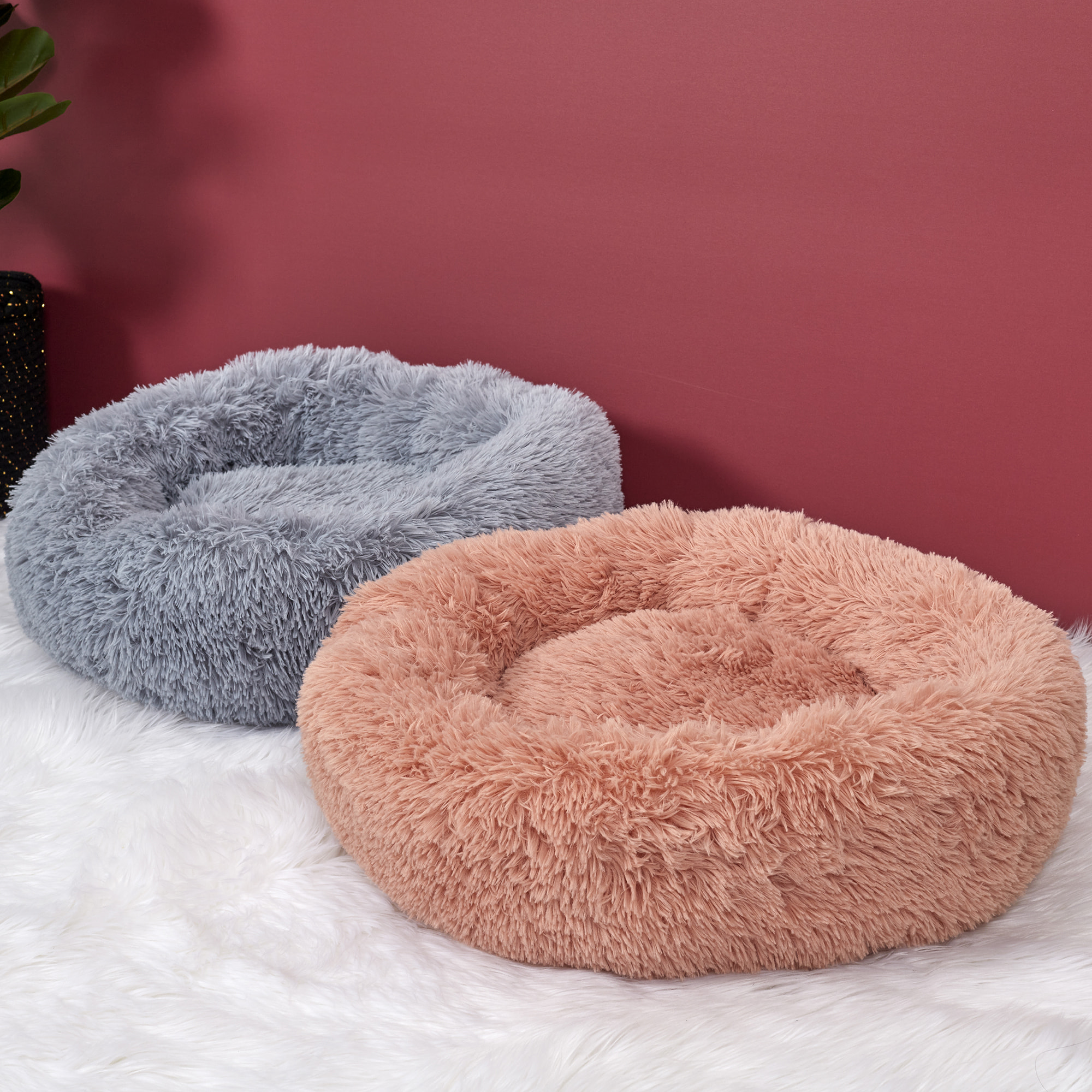 Coussin Lit Apaisant Chat Gris 60 Cm