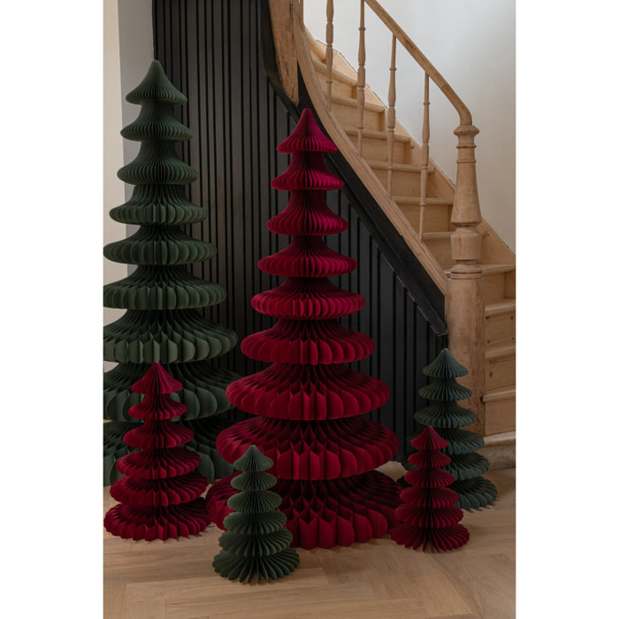 J-Line Arbre papier - bordeaux - extra small