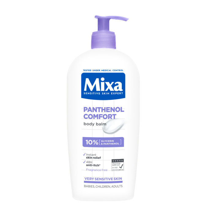 Lot de 6 - Mixa Lait Panthénol Confort 400ml