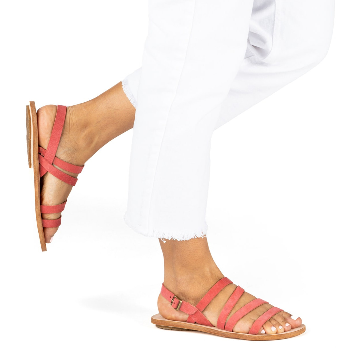 Sandalias N5711 PLEASANT PIEDRA / CORATINA color Piedra