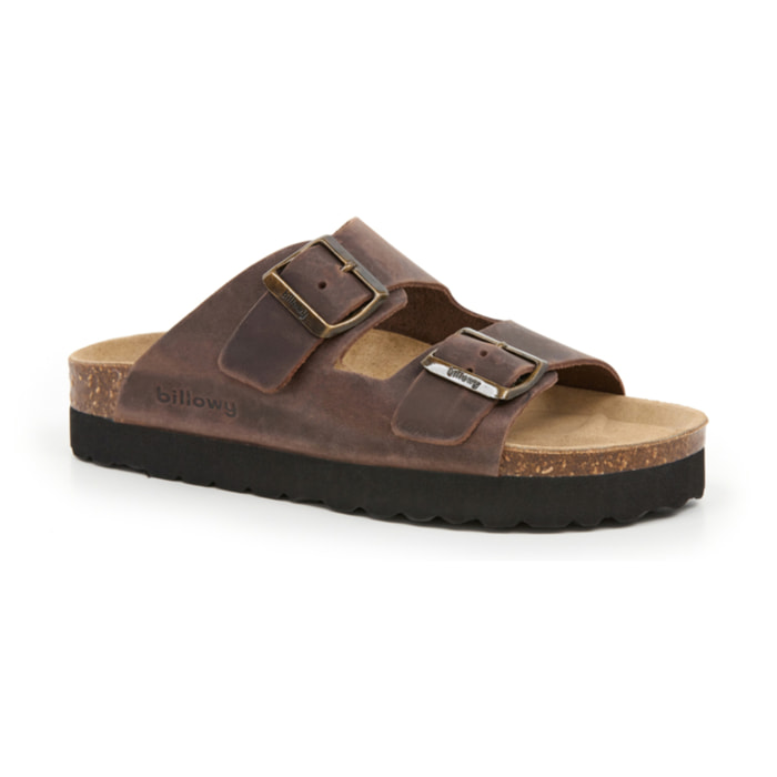 SANDALIA PLATAFORMA BILLOWY MARRON