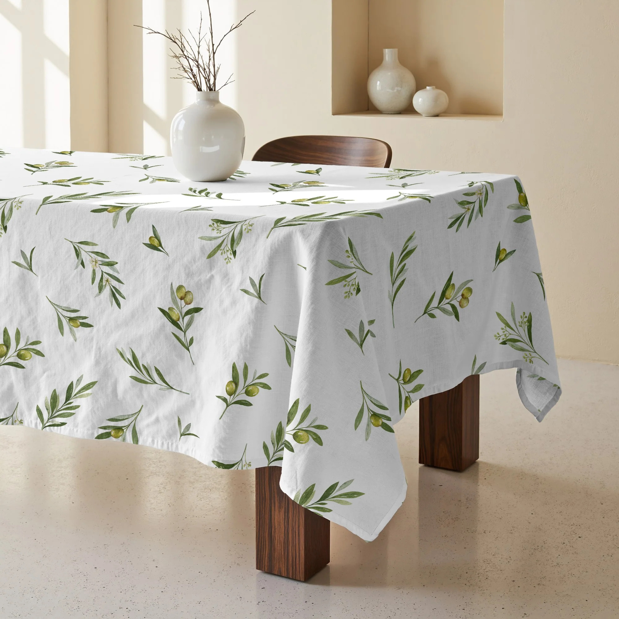 Nappe anti-taches 100% coton Apolo