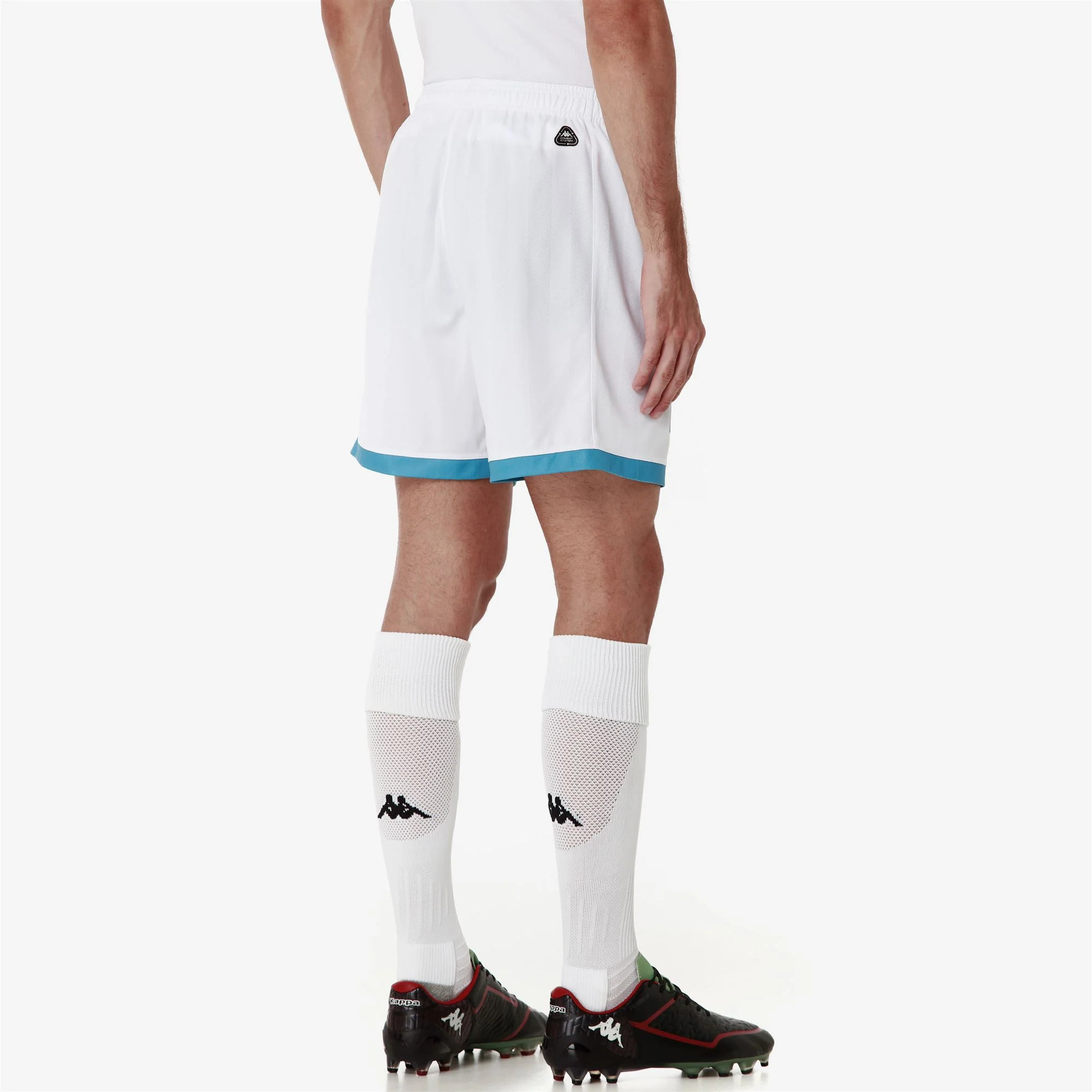 Pantaloni Corti Kappa Bambino Kombat Ryder Deportivo Bianco