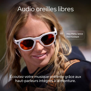 Lunettes connectées META Oakley HSTN Special Edition Clear