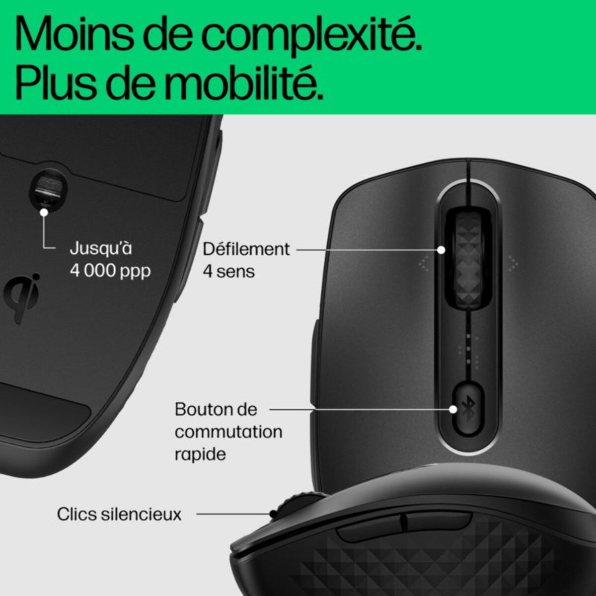 Souris sans fil rechargeable HP 690 rechargeable