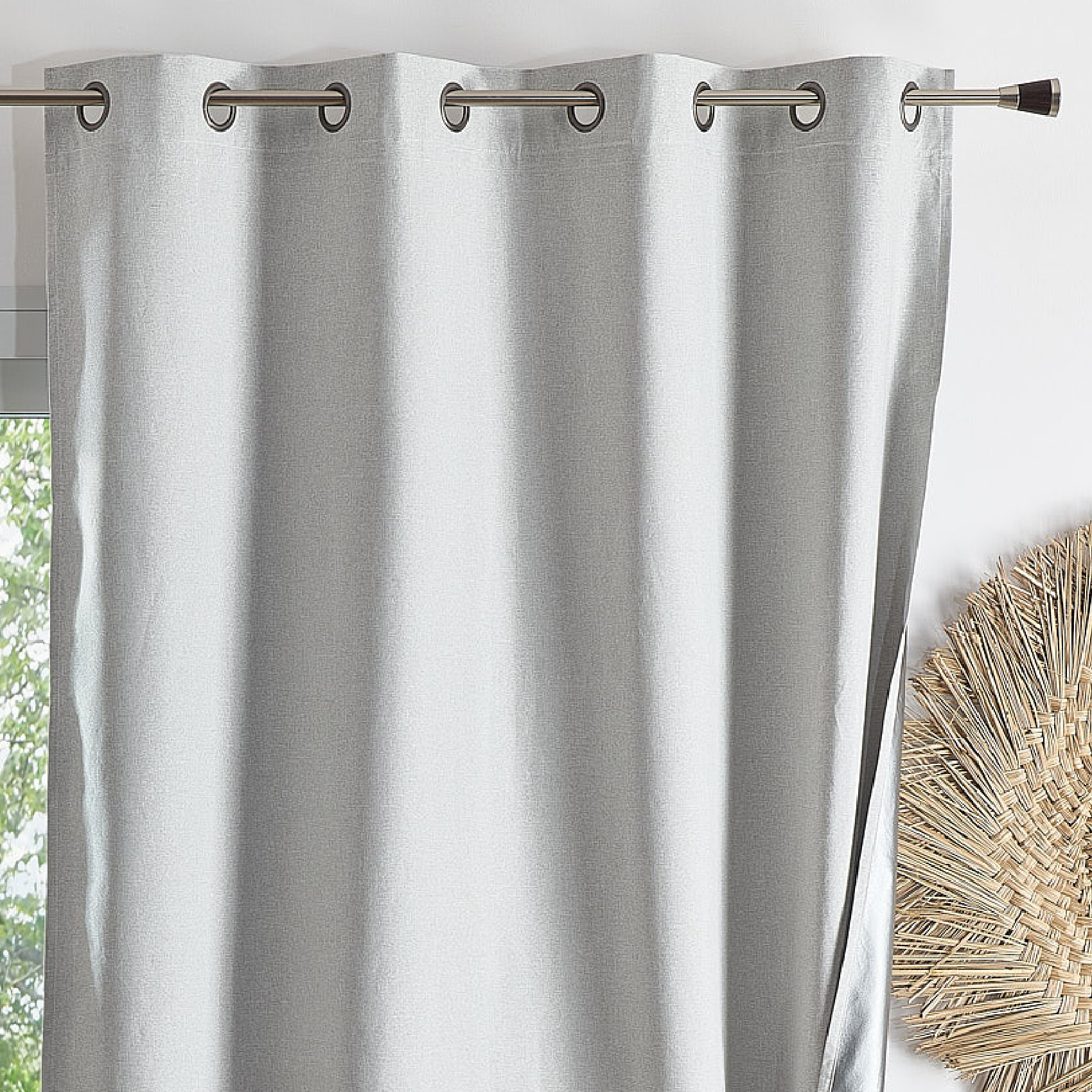 Rideau thermique et occultant  hiver - été - Ecru