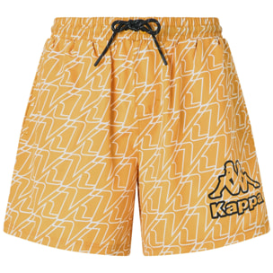 Kappa - Costumi da Bagno Uomo Giallo - Logo Gucino