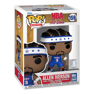 Nba Legends All Stars Pop! Sports Vinile Figura Allen Iverson (2005) 9 Cm Funko