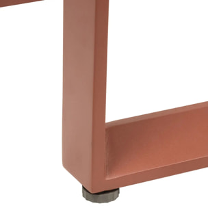 Table d'appoint de jardin Allure 44x44x55cm acajou