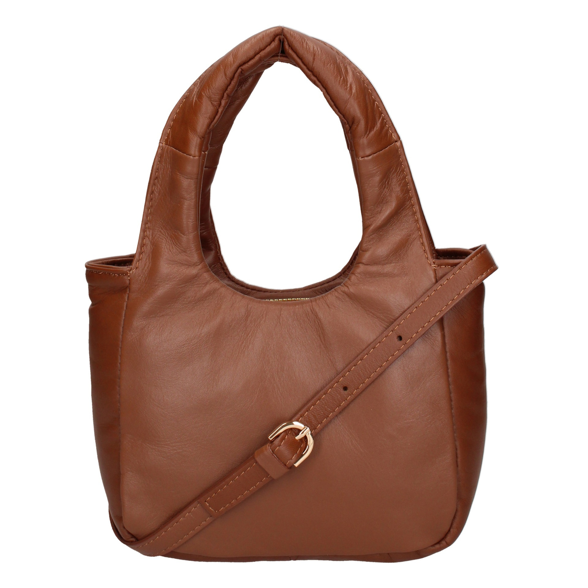 Borsa a mano da donna - Modello Virna - Vera Pelle - 17.0 x 24.0 x 8.0 cm