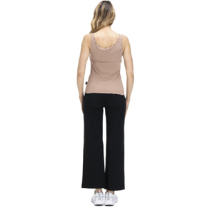 Camiseta de tirantes para mujer Tonos tierra