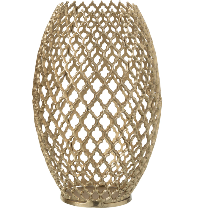 J-Line vase - aluminium - or - small