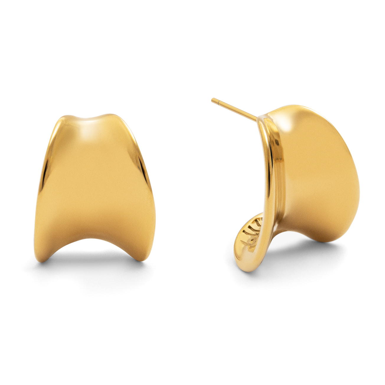 Pendientes Aro Little Lucy Acero Baño Oro