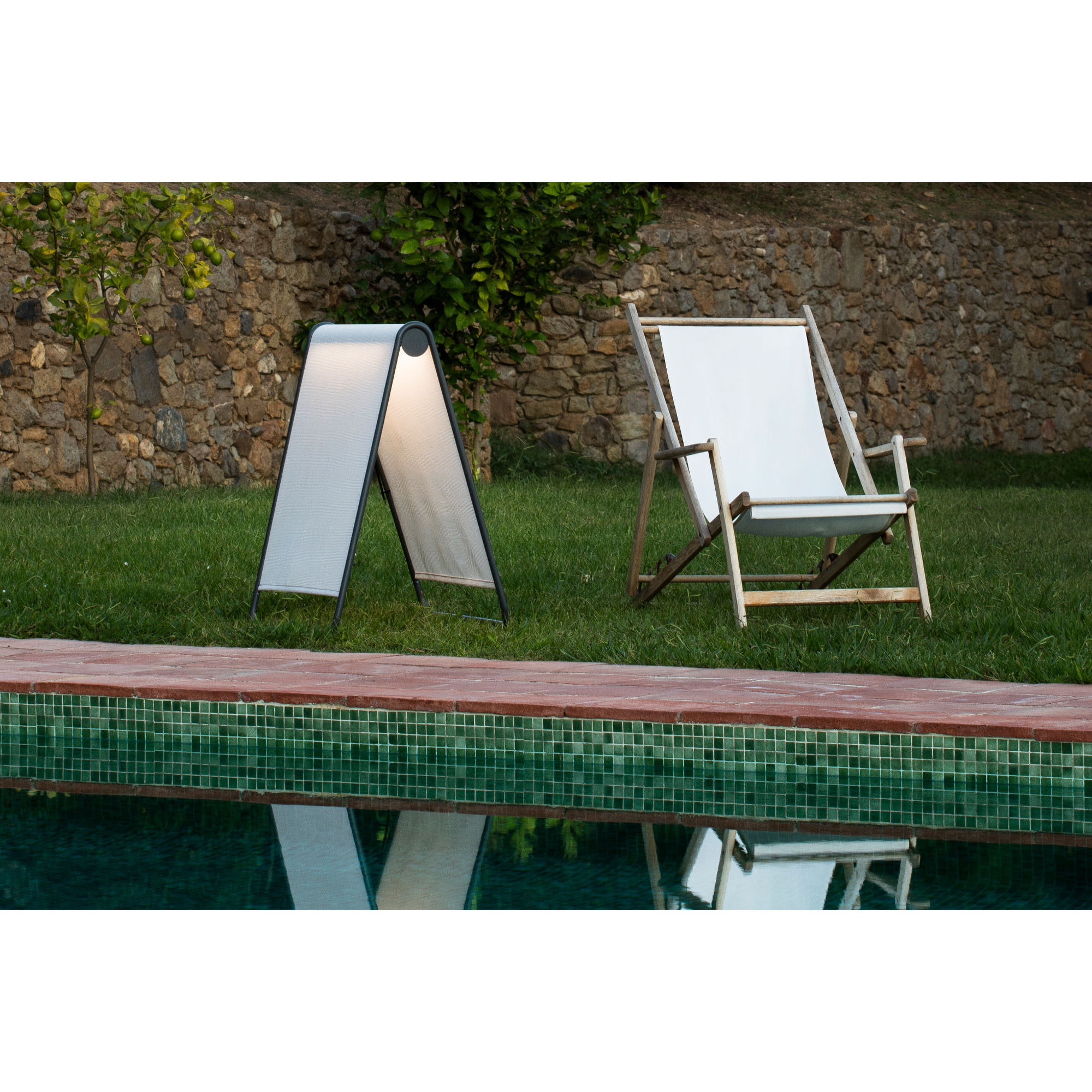 CADAQUÉS Lámpara pie de salón beige