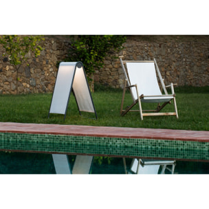 CADAQUÉS Lámpara pie de salón beige