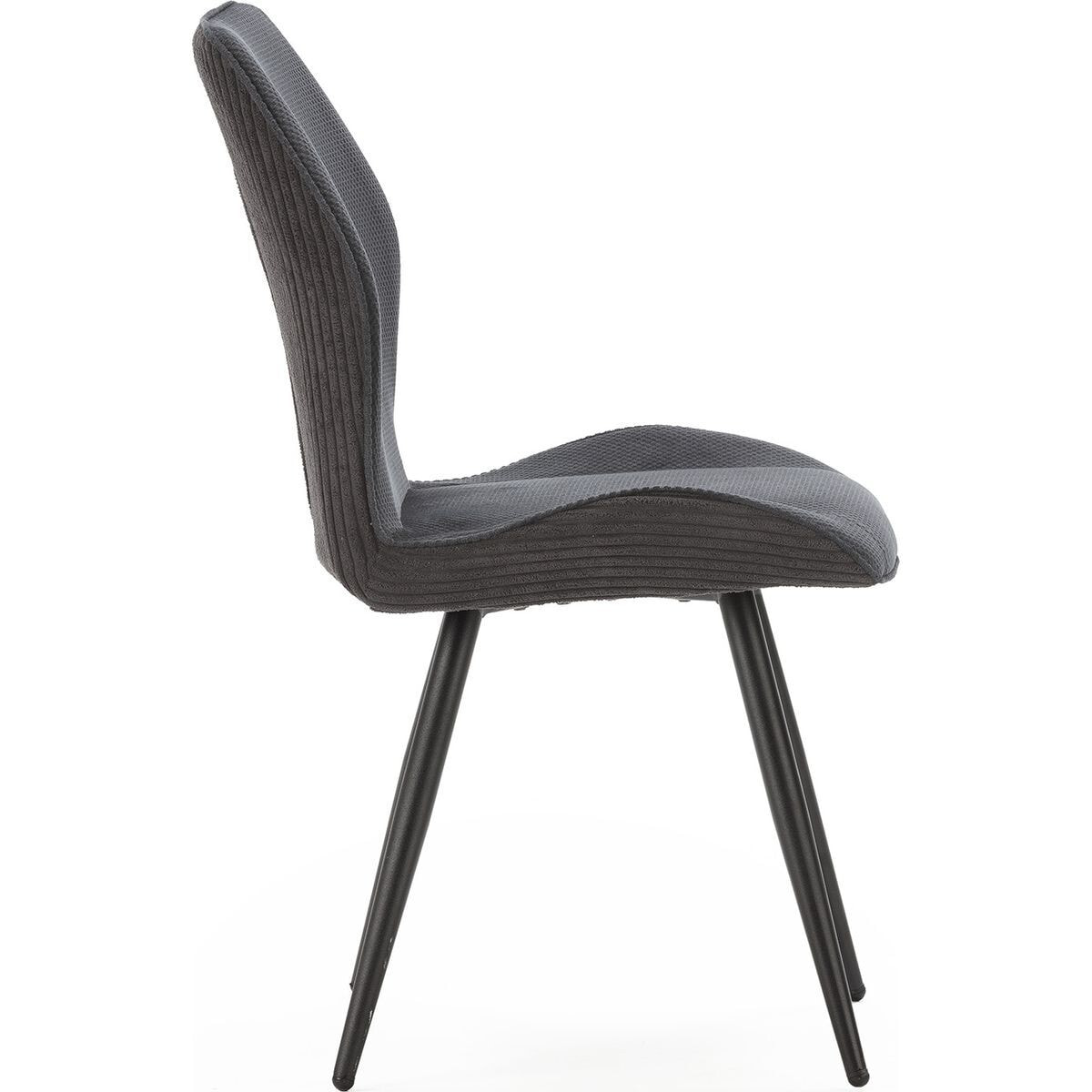 Lot de 2 chaises en velours côtelé - LYKKE