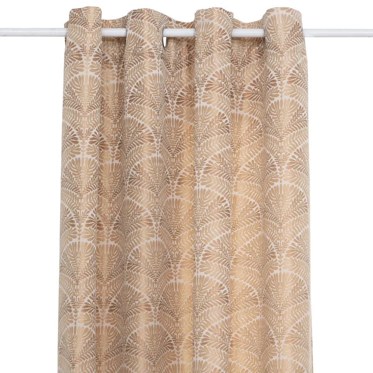 Rideau "Mizani" jacquard ocre 135x260cm