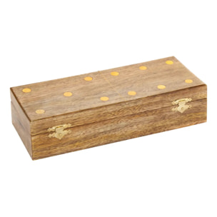 Dominos Dalva 10x25cm marron