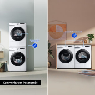 Sèche linge pompe à chaleur SAMSUNG DV80T5220AW