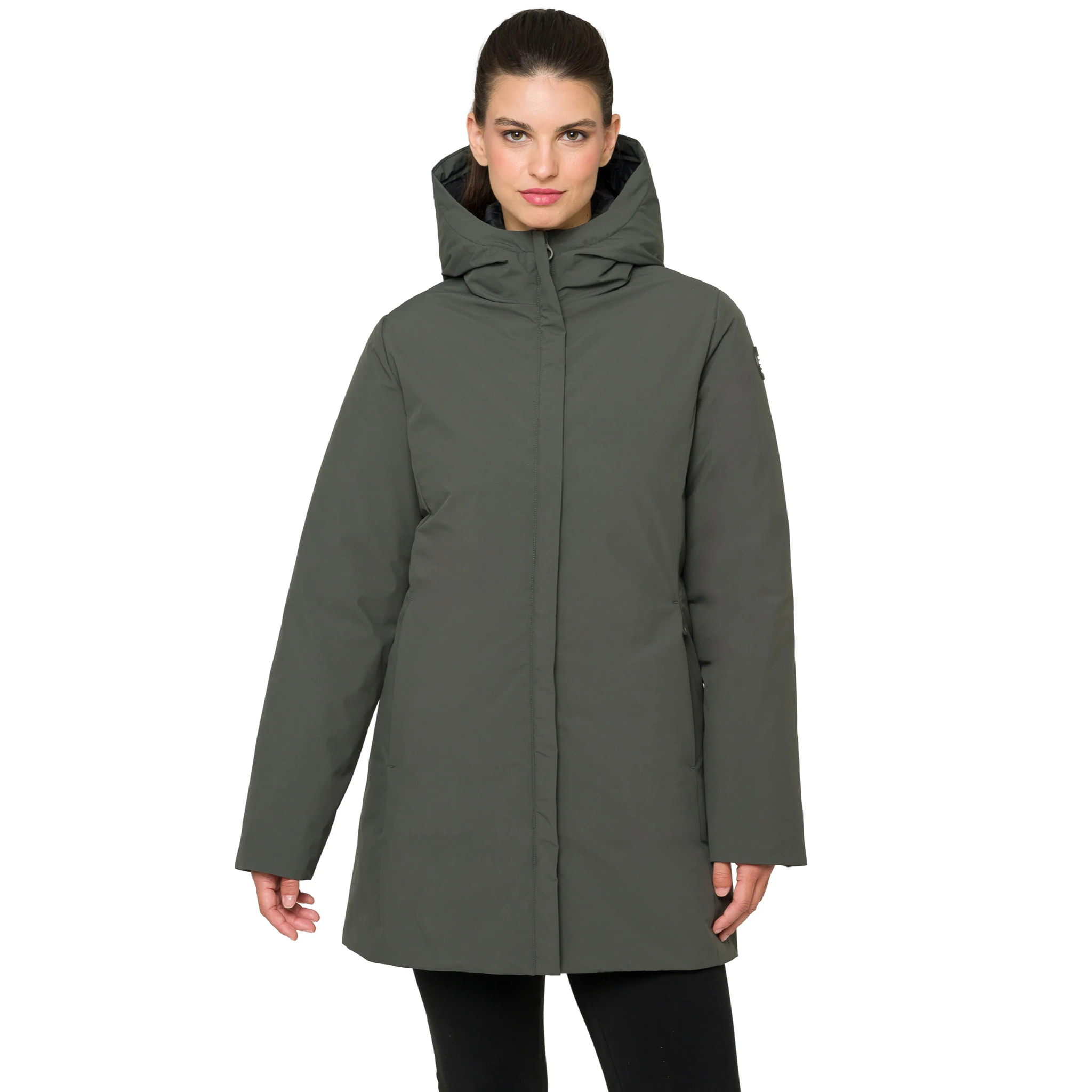 Parka NAKEELA imbottito impermeabile verde