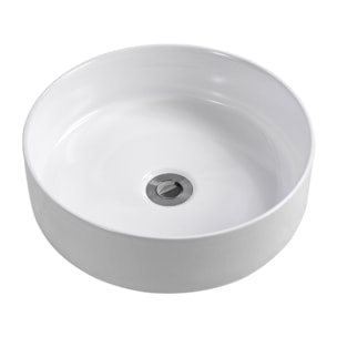 PixL 36 x 12,5 cm vasque à poser + Swiss Aqua Technologies Mood mitigeur lavabo XL + Ceramia PixL bonde (CEPX36SAT285C)