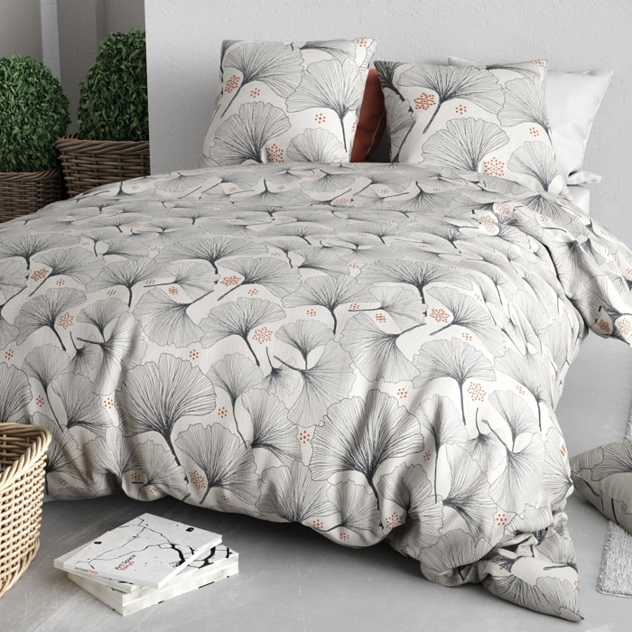 Parure housse de couette imprimée + 2 taies Frenezia