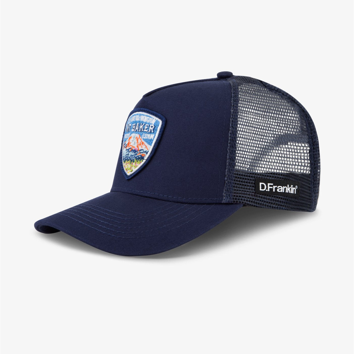 Gorra D.Franklin Con Rejilla Azul