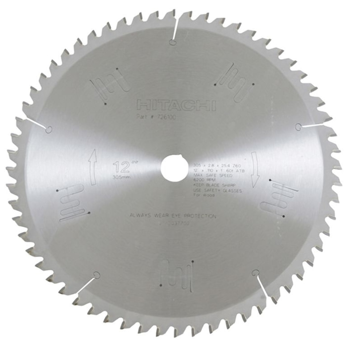 Lame de scie circulaire pour bois 305 x 30, 60 dents - HIKOKI - 752488