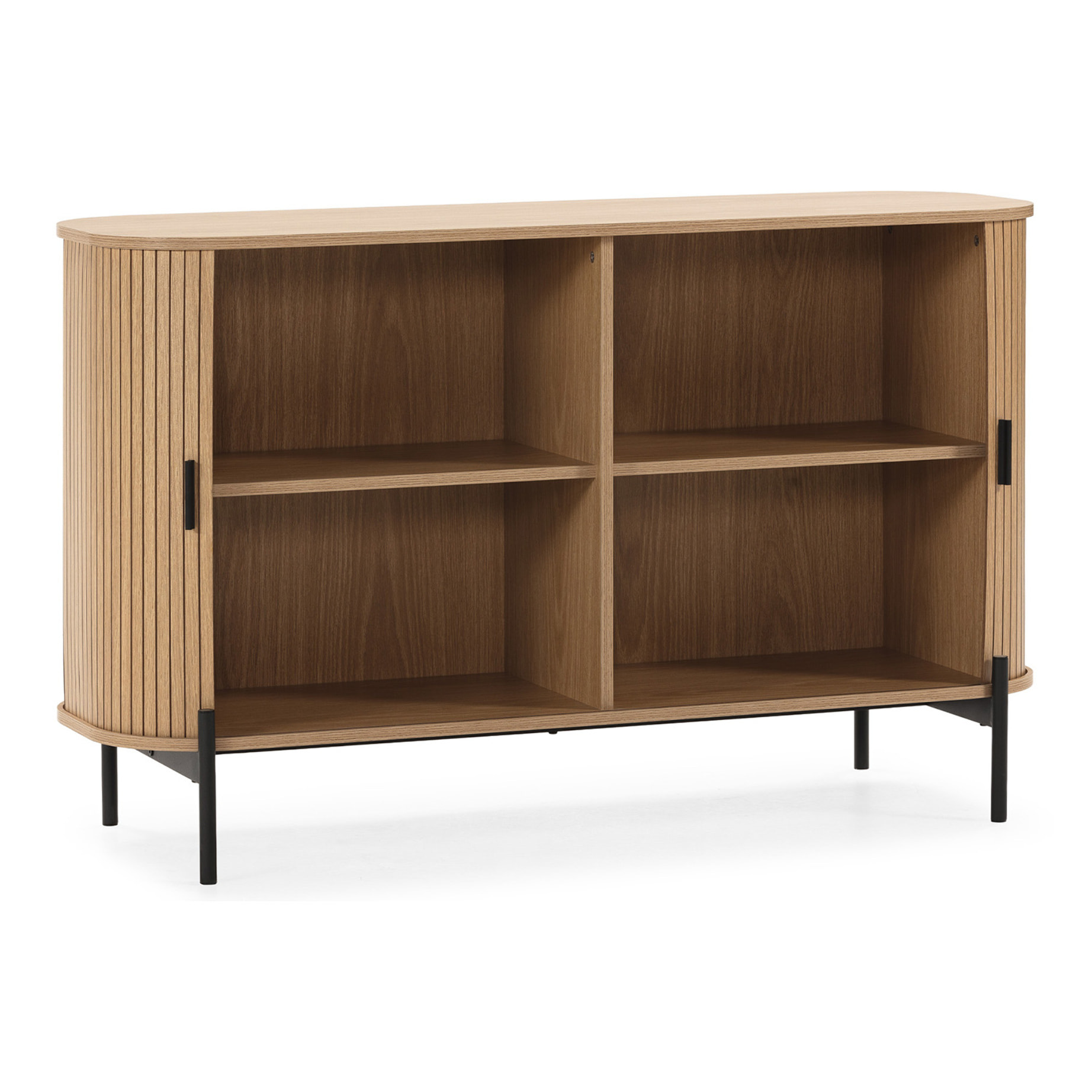 Aparador Mónaco 2 puertas efecto Roble