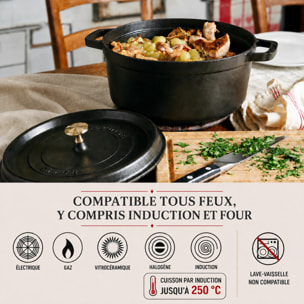 STAUB Set de cuisson empilable 2 pièces, Cerise