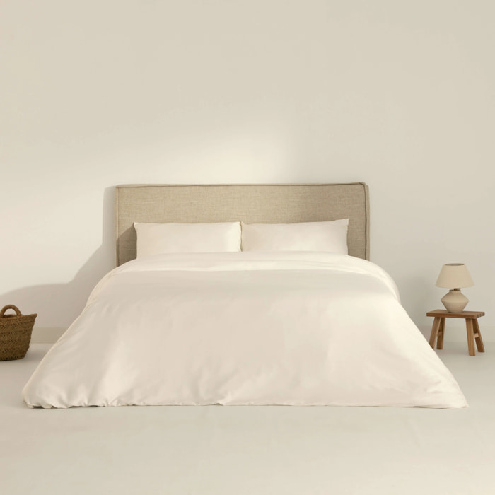 Housse de couette en satin 157 fils Natural