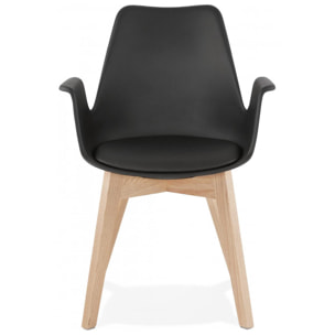 Fauteuil ''Al Capone'' Kokoon - Couleur: Noir/Naturel