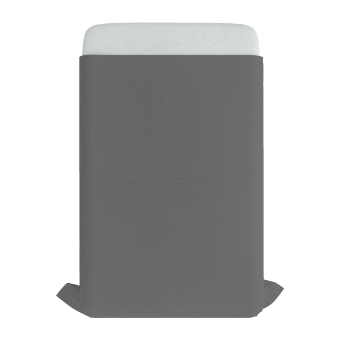 LENZUOLO SOPRA TINTA UNITA MAX COLOR, 100% COTONE - PIAZZA E MEZZA