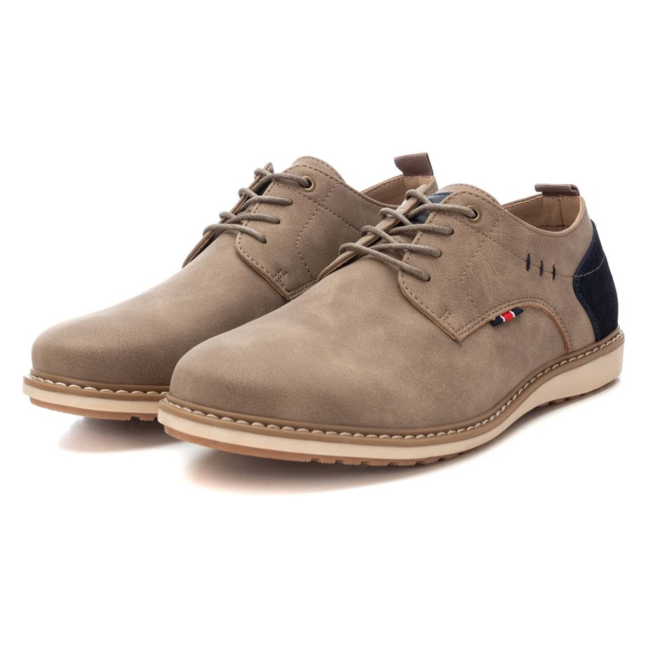 Zapato blucher/derby taupe