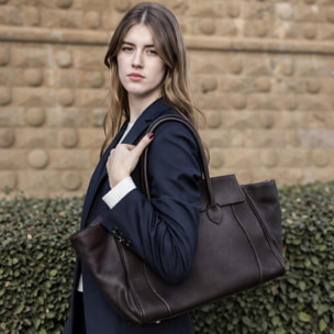 Bolso de hombro Cheval Firenze Naomi Marrón Oscuro