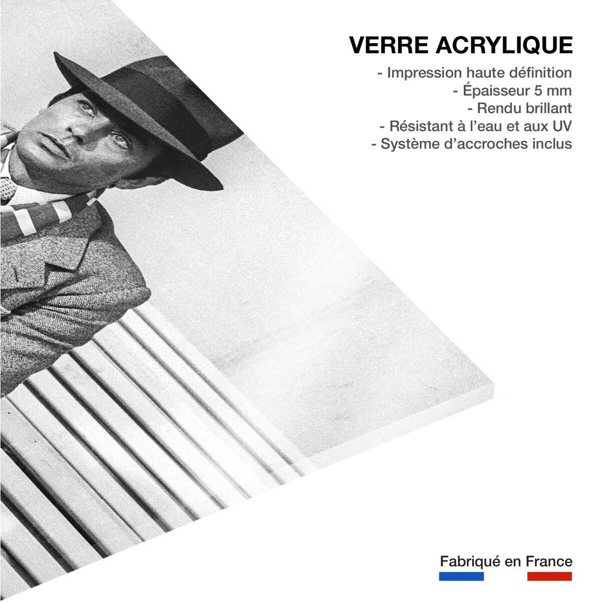 Tableau Belmondo et Delon dans Borsalino Tableau plexiglas