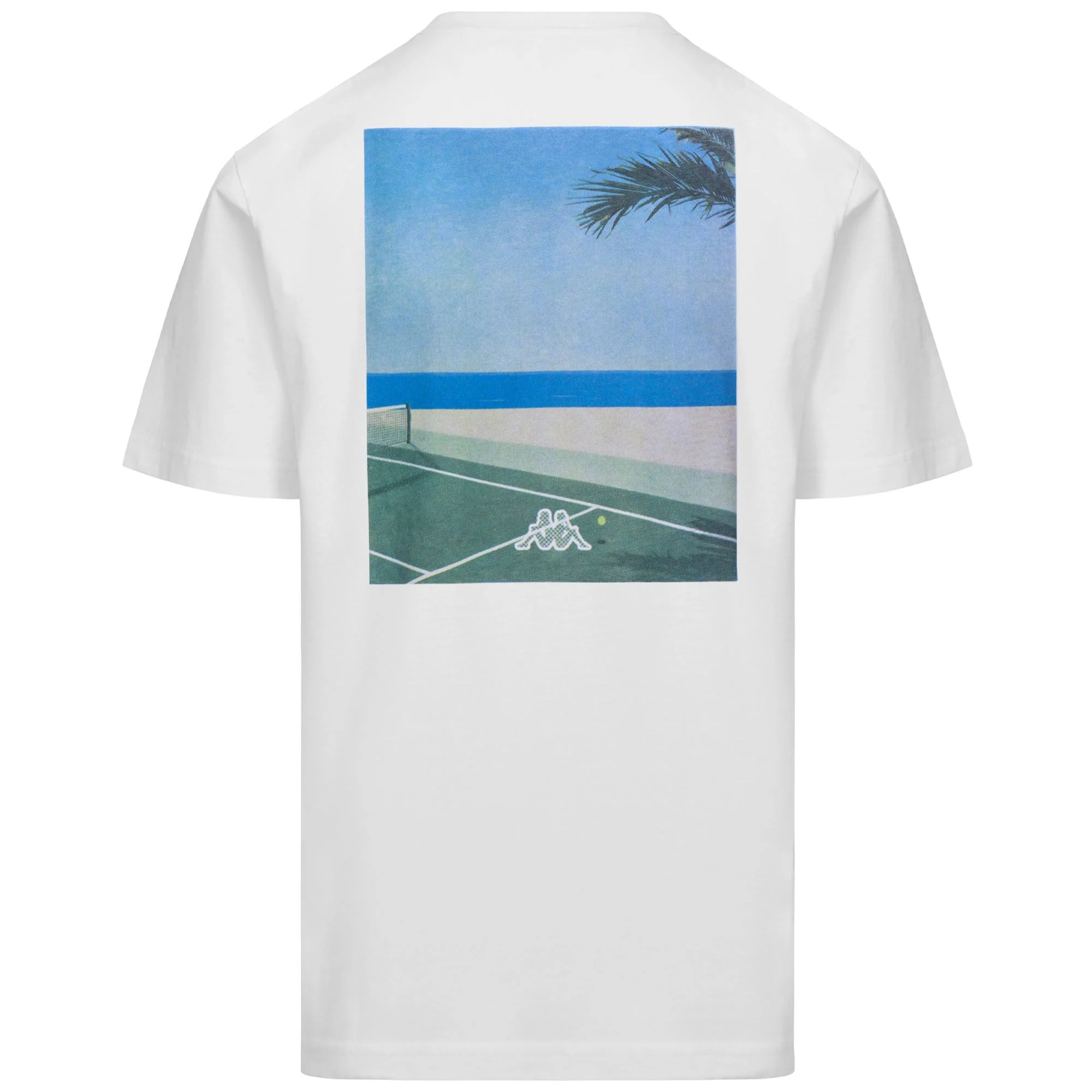 Kappa - T-Shirts & Top Uomo Bianco - Logo Incono