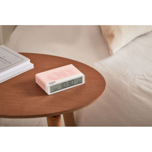 Réveil LEXON x Pantone Flip Classic Rose Quartz