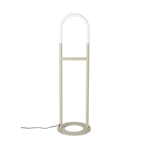 Arch - Lampadaire en métal - Beige.