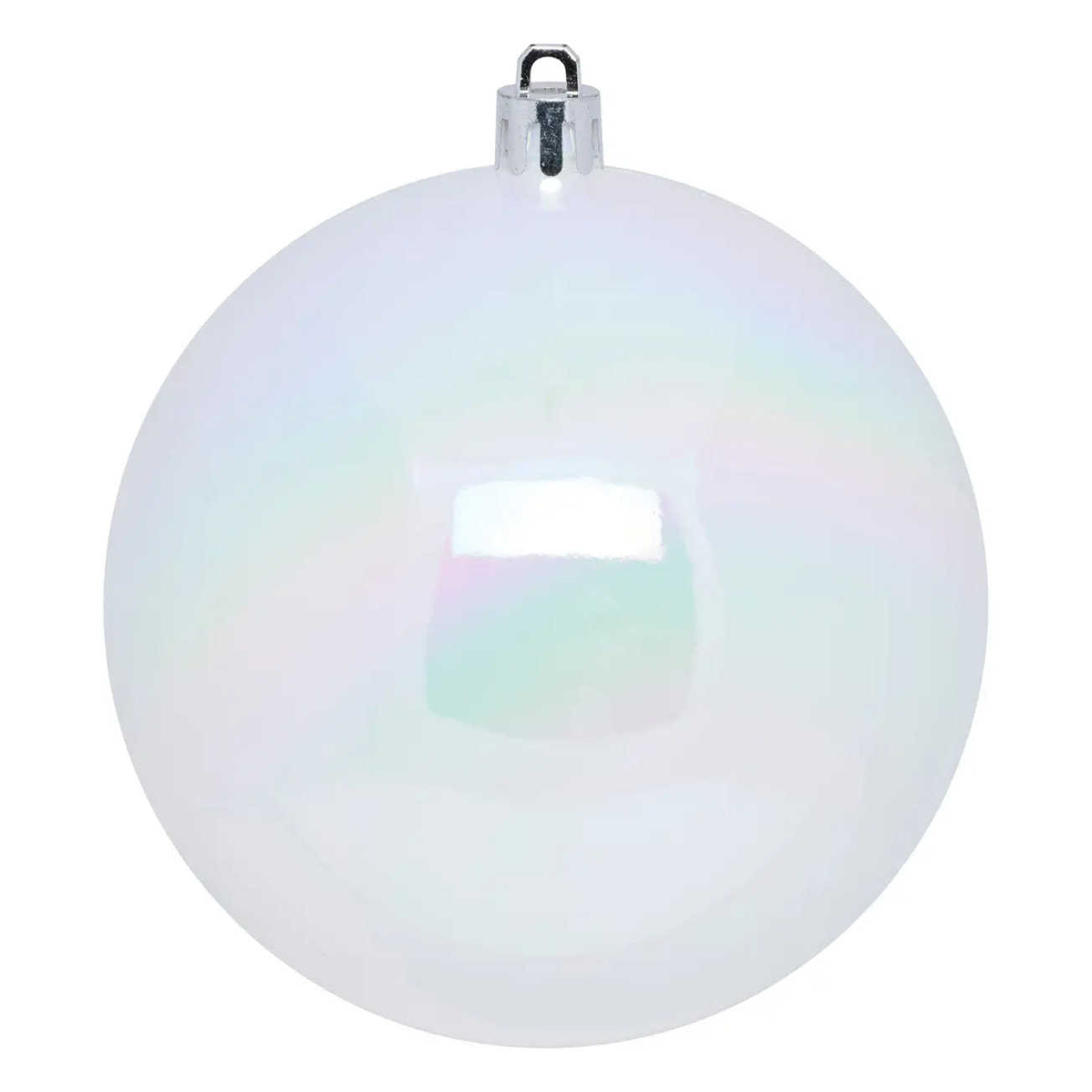 Lot de 4 boules D.10cm polystyrène recyclé blanc