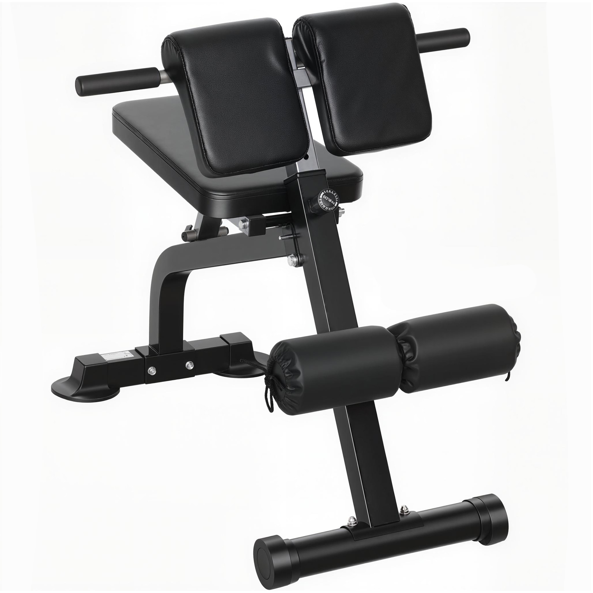 Banc de musculation pliable réglable - banc à abdominaux et lombaires - noir
