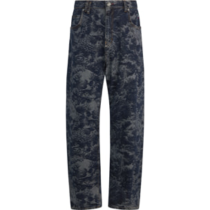 PHILIPP PLEIN Beach Boy Fit Jeans All-Over Skulls Skull