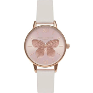 Reloj Olivia Burton OB16MB16 Mujer Analogico Cuarzo con Correa de Piel sintetica