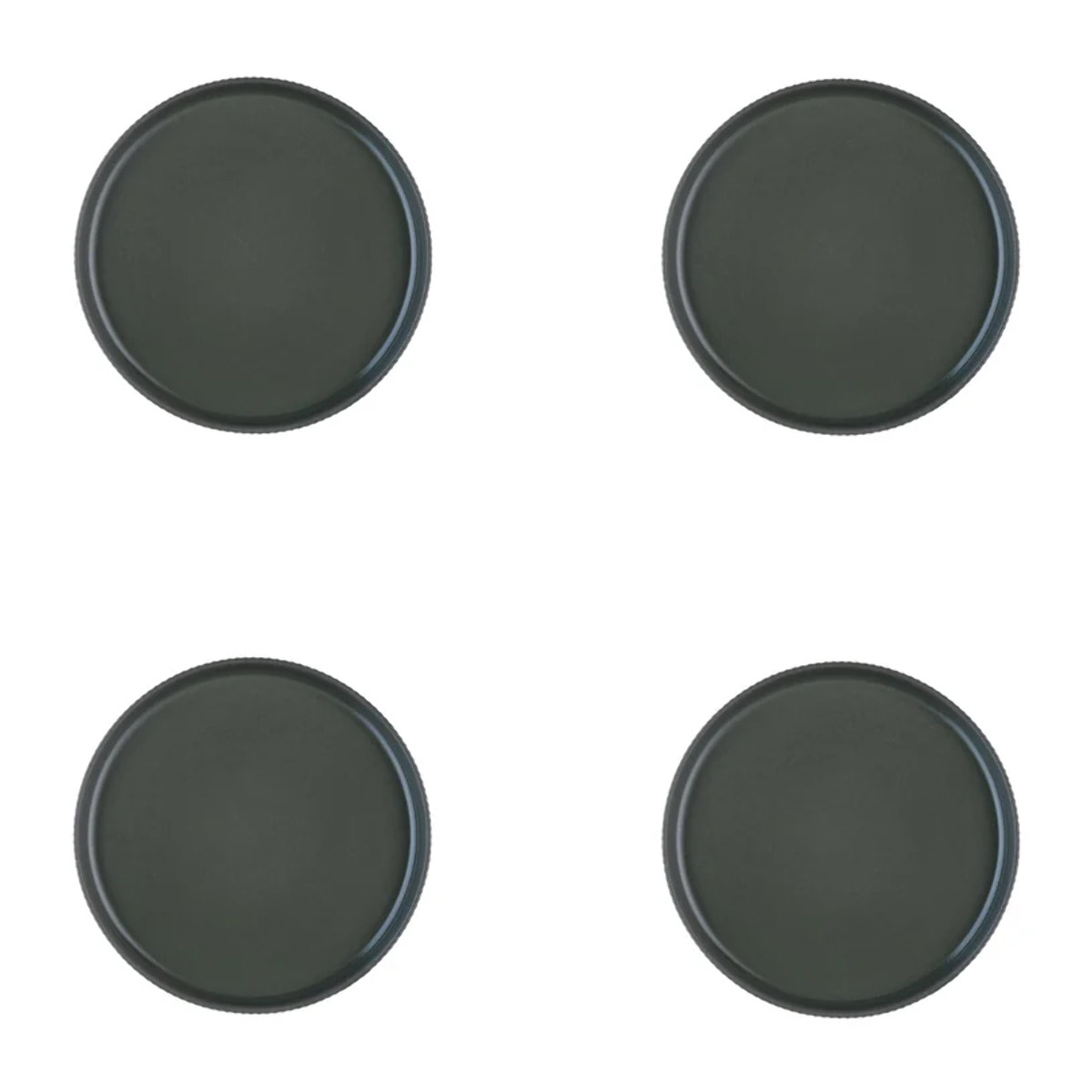 Assiette SCANDI Ø16,5cm - 4 pièces - Olive