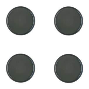 Assiette SCANDI Ø16,5cm - 4 pièces - Olive