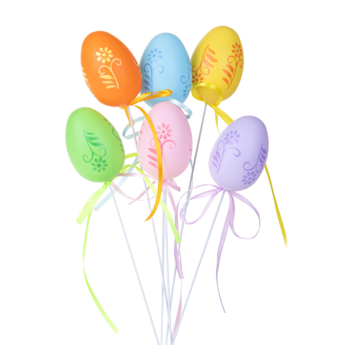 Uova pick assortite conf da 6pz - Pezzi 4 - Colore: Assortite - Bianchi Dino