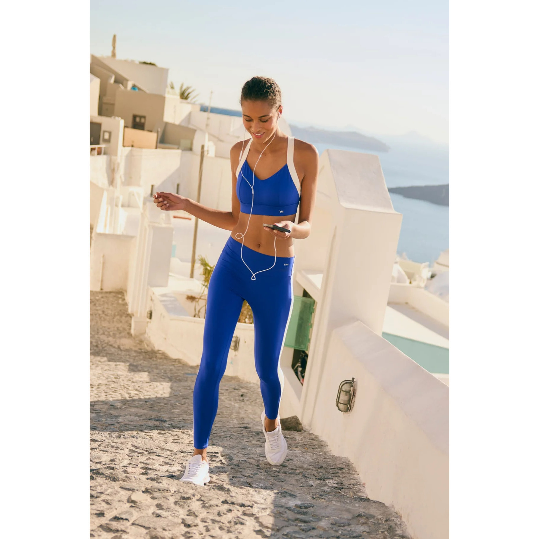 Leggings sportivi donna Blu