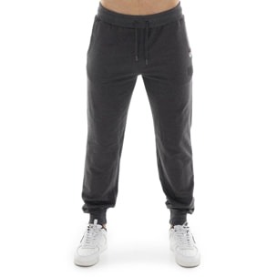Pantalone sportivo invernale da uomo con polsino con logo piccolo 'Basic'