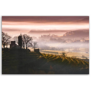 Affiche pays basque Les coteaux en vallée d' Ossau Affiche seule