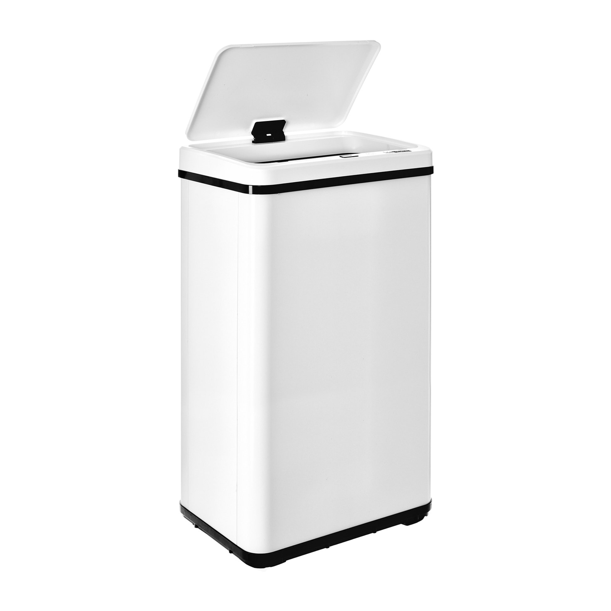 Well home - cubo de basura inteligente sin patas con apertura automática o contacto manual, blanco.
